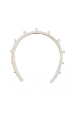 THIN HAIRBAND WITH PEARLS